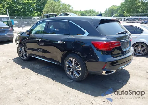 2019 Acura Mdx Tech Pkg из США, поврежденный, VIN 5J8YD4H55KL037093